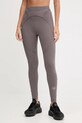 Κολάν προπόνησης adidas by Stella McCartney TruePurpose με ελαστάν καφέ JM1398
