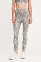 adidas by Stella McCartney legginsy treningowe TruePurpose wzorzyste beżowy JW4556