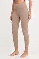 adidas Performance legginsy do jogi All me z elastanem beżowy JW7589