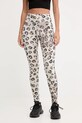 adidas Performance legginsy treningowe Optime Essentials Full Length Leggings Print wzorzyste beżowy JY4606
