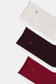 Calvin Klein skarpetki 3-pack 701234368 bordowy AW25