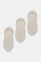 Μικρές κάλτσες Calvin Klein 3-pack στάμπα μπεζ 701234370