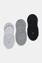 Calvin Klein stopki 3-pack nadruk szary 701234370