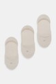Calvin Klein skarpetki 3-pack skarpetki krótkie beżowy 701234371