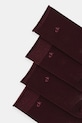 Ponožky Calvin Klein 4-pack 701235367 burgundské AW25