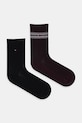 Nogavice Tommy Hilfiger 2-pack Visoke nogavice bordo 701236458