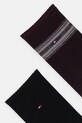 Tommy Hilfiger skarpetki 2-pack 701236458 bordowy AW25