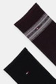 Nogavice Tommy Hilfiger 2-pack 701236458 bordo AW25