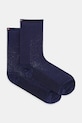 Čarape Tommy Hilfiger visoke čarape mornarsko plava 701236459