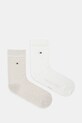Tommy Hilfiger skarpetki 2-pack skarpetki długie beżowy 701236460