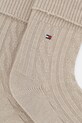 Tommy Hilfiger șosete cu lână 701236462 bej AW25