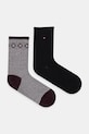 Ponožky Tommy Hilfiger 2-pack dlouhé ponožky burgundské 701236502
