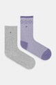 Tommy Hilfiger skarpetki 2-pack skarpetki długie fioletowy 701236502
