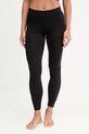 Leggings lounge με προσθήκη μαλλιού BOSS με μείγμα μαλλιού μαύρο 50550092