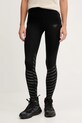 Dynafit legginsy sportowe Trail Reflective z elastanem czarny 08.0000071991