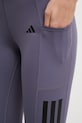 adidas Performance legginsy treningowe Opt 3S fioletowy JX7322