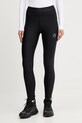 LA Sportiva legginsy treningowe Aerial z elastanem czarny ZACG008