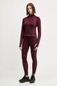 Under Armour legginsy treningowe ColdGear 6003997 bordowy AW25