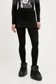Newland legginsy sportowe LADY SKIRT LEGGINGS z elastanem czarny N46822.15