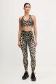 P.E Nation legginsy treningowe Wander 251G088.LEOP brązowy AW25