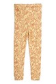 Mini Rodini gyerek legging Mini leopard 1100029513 sárga AW25