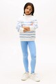 Легінси Tommy Hilfiger бавовна блакитний KG0KG08628.128.176.9BYA