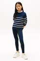 Tommy Hilfiger leggings bumbac bleumarin KG0KG08628.128.176.9BYA