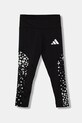 adidas legginsy dziecięce z elastanem czarny JM3843