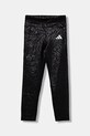 adidas legginsy dziecięce wzorzyste czarny JM3911