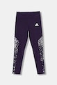 Dětské legíny adidas JM3844 fialová AW25