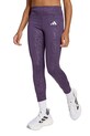 adidas legginsy dziecięce z elastanem fioletowy JM3910