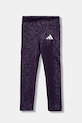 Detské legíny adidas JM3910 fialová AW25