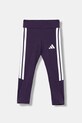 adidas legginsy dziecięce JW5028 fioletowy AW25