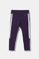 Dziewczynka adidas legginsy dziecięce JW5028 fioletowy