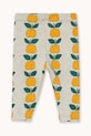 Tajice za bebe Tinycottons APPLES RIB BABY PANT AW25.240 bež AW25