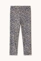 Tinycottons legginsy dziecięce SMALL FLOWERS SHINY PANT AW25.357 granatowy AW25