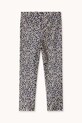 Dziewczynka Tinycottons legginsy dziecięce SMALL FLOWERS SHINY PANT AW25.357 granatowy