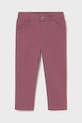 Штани для немовлят Mayoral з еластаном рожевий 560.4D.Baby.9BYA