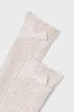 Mayoral skarpetki dziecięce 10055.6L.Mini.9BYA beżowy AW25