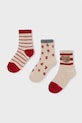 Mayoral șosete bebe 3-pack gri 10056.6G.Mini.9BYA