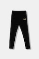 Детски клин EA7 Emporio Armani еластичен черен 7G000171.AF12484