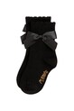 Mini Rodini skarpetki dziecięce Satin bow czarny 25760120