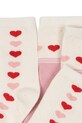 Nogavice za dojenčka Konges Sløjd 2 PACK JAQUARD SOCKS 2-pack KS103642.9BYA roza AW25