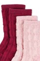 Παιδικές κάλτσες Konges Sløjd 2 PACK FINE JAQUARD SOCKS 2-pack KS103635.9BYA κόκκινο AW25