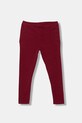 Guess legginsy dziecięce K5BB02.J1314.9BYA bordowy AW25