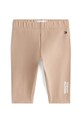 Tommy Hilfiger legginsy niemowlęce z elastanem brązowy KN0KN02074.9BYA