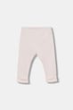 United Colors of Benetton legginsy bawełniane niemowlęce 3CDIAF026.W.seasonal różowy AW25