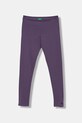 United Colors of Benetton legginsy dziecięce z elastanem fioletowy 3MT1CF02G.G.Season.9BYA