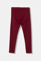United Colors of Benetton legginsy dziecięce 3MT1CF02G.G.Season.9BYA bordowy AW25