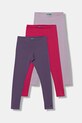 United Colors of Benetton legginsy dziecięce 3-pack z elastanem różowy 3MT1CF06P.G.seasonal